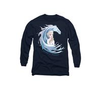 Disney Frozen Believe In Yourself Elsa & Nokk, The Water Spirit Long Sleeve T-Shirt, Navy | Size: 2XL Disney Navy 2XL