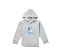 Disney Frozen Believe In Yourself Elsa & Nokk, The Water Spirit Youth Kids Pull-Over Hoodie, Athletic Heather in Grey | Size: 9-11 Years Disney Grey 9-11 Years