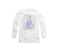 Disney Frozen Believe In Yourself With Elsa Long Sleeve T-Shirt, White White