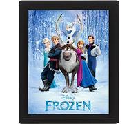 Disney Frozen Cast 3D Lenticular Poster, Multi-Colour, 10 x 8-Inch