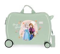 Disney Frozen Children’s Suitcase, Hard-Shell, with Side Combination Lock and 4 Wheels, Cabin Size, Made of ABS, a Strong and Lightweight Material. Joumma Bags