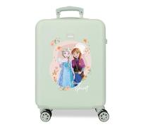 Disney Frozen Children’s Suitcase, Hard-Shell, with Side Combination Lock and 4 Wheels, Cabin Size, Made of ABS, a Strong and Lightweight Material. Joumma Bags
