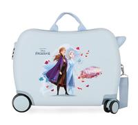 Disney Frozen Children’s Suitcase, Hard-Shell, with Side Combination Lock and 4 Wheels, Cabin Size, Made of ABS, a Strong and Lightweight Material. Joumma Bags