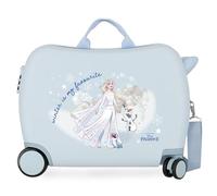 Disney Frozen Children’s Suitcase, Hard-Shell, with Side Combination Lock and 4 Wheels, Cabin Size, Made of ABS, a Strong and Lightweight Material. Joumma Bags