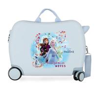 Disney Frozen Children’s Suitcase, Hard-Shell, with Side Combination Lock and 4 Wheels, Cabin Size, Made of ABS, a Strong and Lightweight Material. Joumma Bags