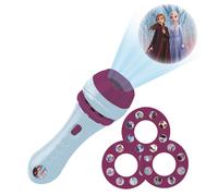 Lexibook Torch Light & Projector - Disney Frozen LTC050FZ, 3 Discs 24 Images, White