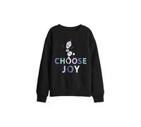 Disney Frozen Choose Joy With Olaf Kids Sweatshirt, Black | Size: 9-11 Years Disney Black 9-11 Years