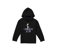 Disney Frozen Choose Joy With Olaf Youth Kids Pull-Over Hoodie, Black | Size: 5-6 Years Disney Black 5-6 Years