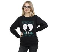 Disney Women's Frozen Christmas Sisters Sweatshirt in Black | Size: 2XL Disney Black 2XL