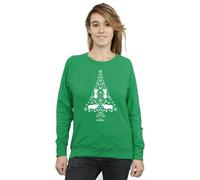 Disney Frozen Christmas Tree Sweatshirt In Green Green L