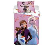 DISNEY Frozen COTTON bedding with zip, for children's beds, 100% cotton, 100x135 cm Oeko-Tex (B)