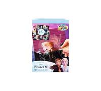 Disney Frozen | Craft Kit | Arts and Crafts Kids | Scratch art pad with rainbow colours under the black layer, scratch tool included, handy for travel or as a gift, ages 3+