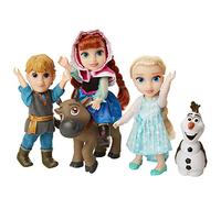 Disney Frozen Deluxe Petite Doll Gift Set - Includes Anna, Elsa, Kristoff, Sven and Olaf! Dolls Are Approximately 6 inches Tall - Perfect For Any Frozen Fan!