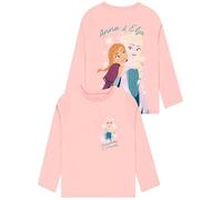 Disney Frozen Elsa and Anna Long Sleeve Girls Tshirt, Princess Girls’ T-Shirts, Cotton Kids Tshirts 5-6 Years Pink