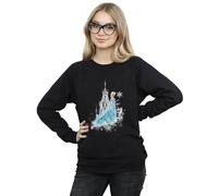 Disney Frozen Elsa And Olaf Winter Magic Sweatshirt In Black Black XL
