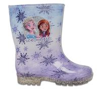 Disney Frozen Elsa & Anna Kids Wellies Girls Welly Childrens Wellington Boots - UK 7