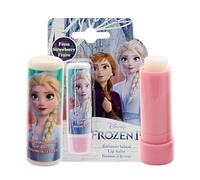 Disney Frozen Elsa & Anna Strawberry Flavour Lip Balm - Moisturizing & Hydrating Formula | Natural & Dermatologically Tested | Perfect for Kids & Adults, 4g