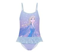 Disney Frozen Elsa Girls Skirted Swimming Costume Swimsuit 6-7 Years Light Blue