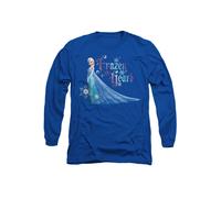Disney Frozen Elsa Has A Frozen Heart Long Sleeve T-Shirt, Royal Royal