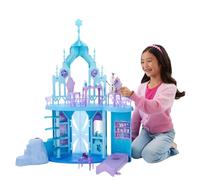 Disney Frozen Elsa Ice Castle Playset with Olaf Figure, 5 Play Areas & 21 Accessories, 2.5+ Ft Tall Elsa’s Frozen Ice Palace, Inspired by Movies, JGG41