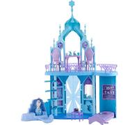 Disney Frozen Elsa Ice Castle Playset with Olaf Figure, 5 Play Areas & 21 Accessories, 2.5+ Ft Tall Elsa’s Frozen Ice Palace, Inspired by Movies, JGG41