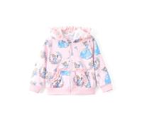 Disney Frozen Elsa Princess Cinderella Belle Stitch Girls' Hoodie Zip Up Hooded Jacket Sweatshirt for Uni Toddler to Child, Pink-Cinderella, 2T, Pink-Cinderella, 24 Months