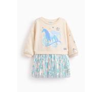 Disney Frozen Elsa Sequin Sweatshirt Dress 1-2 years