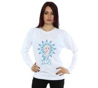 Disney Frozen Elsa Snowflake Sweatshirt In White White