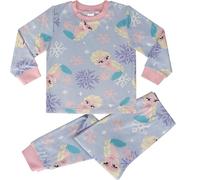 Disney Frozen Elsa Super Soft Fleece Long Sleeved Pyjama Set, Elsa, 5-6 Years: 116cm, Blue