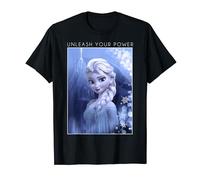 Disney Frozen Elsa Unleash Your Power Poster Graphic T-Shirt T-Shirt