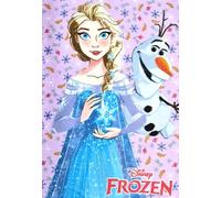 Disney Frozen Fleece Throw Blanket for Children - 100x140cm - Soft & Cosy Polyester Kids Blanket - Winter Bedding & Travel Accessory