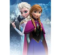 Disney Frozen Frozen Anna and Elsa Canvas Print, Multi-Colour, 60 x 80 cm