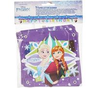 Disney Frozen Frozen Paper Snowflake Happy Birthday Banner Multicoloured (One Size)