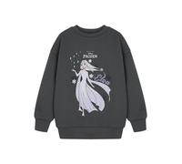 Disney Frozen Girls Grey Elsa Sweatshirt - 3-4 Years