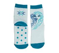 Disney Frozen Girls Grip Socks UK 2.5-4.5 EU 35-37 | Anti Slip Winter Socks for Kids Girls Age 11-14 | Warm Cotton Non Skid Socks with Gripper Sole for Indoor Outdoor Use
