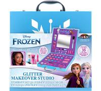 Disney Frozen Glitter Makeover Studio Beauty Kit - All-in-One Beauty for Eyes Cheeks and Lips for Ages 6 and up - Amazon Exclusive