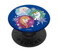 Disney Frozen Group Shot Drawn Bubbles PopSockets Swappable PopGrip