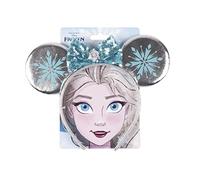 Disney Frozen Headband with colourful Sparkly Bow & Ears - Non-Slip, Lightweight & Comfortable Perfect for Cosplay, Theme Parties, & Fancy Dress for Kids, Girls & Women