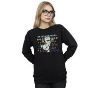 Disney Frozen I Love Warm Hugs Sweatshirt In Black Black S