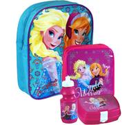 Disney Frozen Junior Backpack & 3Pc Lunch Bag Set