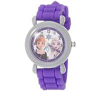 Disney Frozen Kids Analogue Quartz Watch with Silicone Strap Grey Purple Quartz Watch