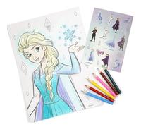 Disney Frozen Kids Colouring Set with Stickers