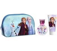 Disney Frozen Kids Toiletry Bag Gift Set, Includes Eau De Toilette (50ml) & Shower Gel (100ml), Vegan & Dermatologically Tested Travel Essential Set Best for Christmas, Birthday Gift or For Everyday