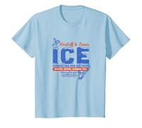 Disney Frozen Kristoff & Sven's Ice Harvesting And Delivery T-Shirt, Youth, Baby Blue, Medium