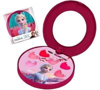 Disney Frozen Lip Gloss Set for Girls - Includes 6 Vibrant Lip Glosses, Mirror & Brush - Compact & Travel-Friendly - Safe & Non-Toxic - Best Gift for Kids Ages 3+
