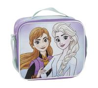 Disney Frozen Lunch Bag Kids, Insulated Lunch Box with Adjustable Strap for Boys Girls, Portable Meal Tote Kit, Back to School Gifts, Water-Resistant Thermal Cooler Bags for School Travel Picnic