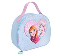 Disney Frozen Lunch Bag, Polyester, Blue & Pink