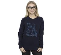 Disney Frozen Magic Christmas Sweatshirt In Navy Navy S