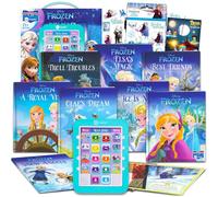 Disney Frozen Me Reader Electronic Reader 8 Book Bundle - 8 Disney Frozen Books for Toddlers, Kids Featuring Elsa, Anna, and Olaf Plus Stickers, More