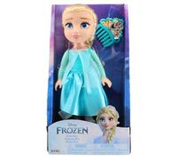 Disney Frozen Movie Petite Elsa Doll 16cm Toy Figure with Hair Comb Accessory